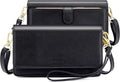 Women Small Crossbody Bag Cellphone Purse Wallet with RFID Card Slots 2 Straps Wristlet